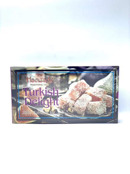 Turkish Delight w/ Walnut & Fig Hacizade-Snacks-MOVE HALAL