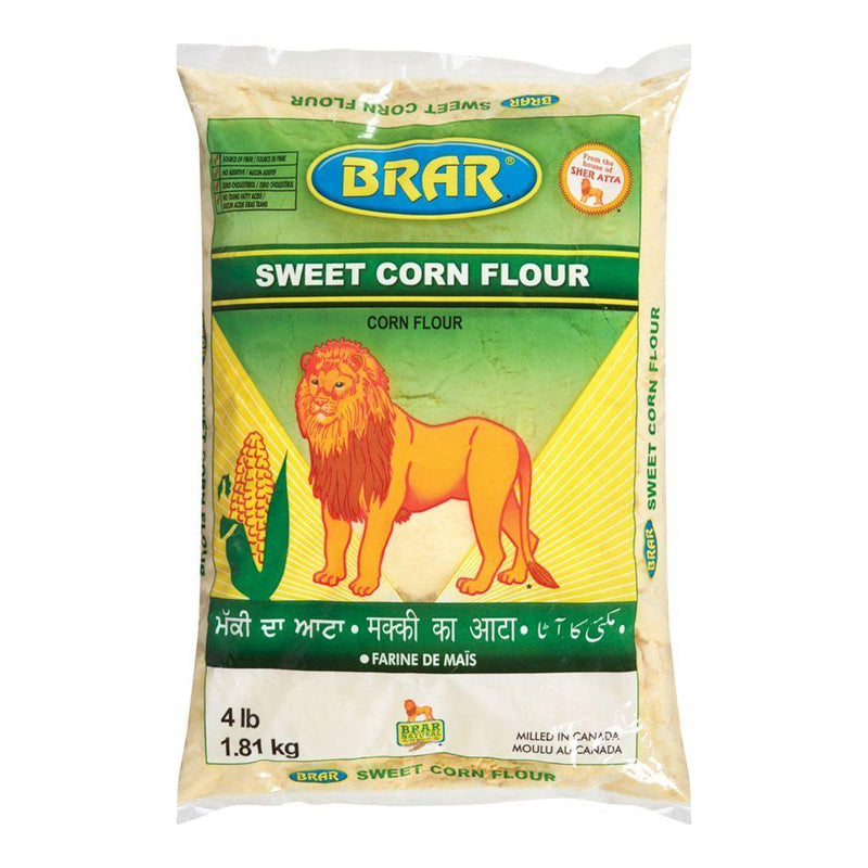 Brar Sweet Corn Flour 4lb.-Grocery-MOVE HALAL