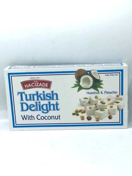 Turkish Delight w/ Coconut Hacizade-Snacks-MOVE HALAL