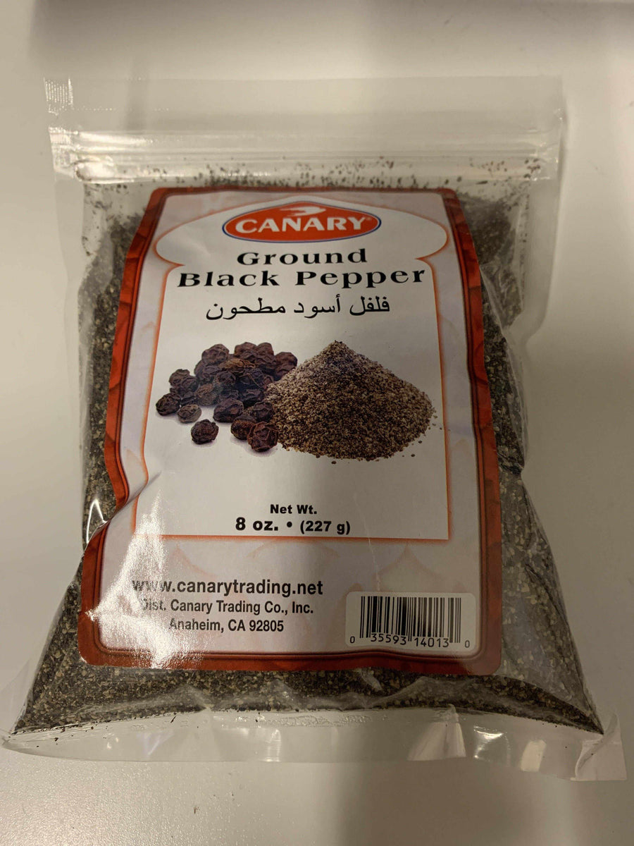 Ground black pepper 8oz ‏فلفل أسود مطحون