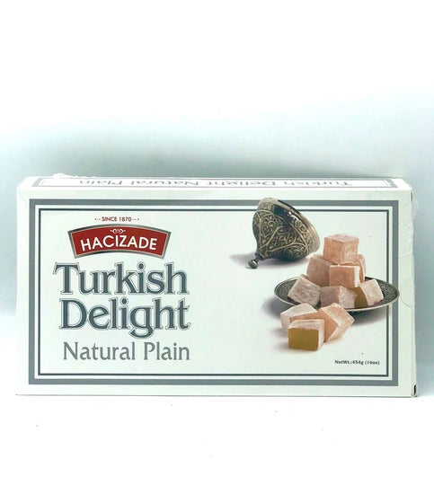 Turkish Delight Natural Plain Hacizade-Snacks-MOVE HALAL